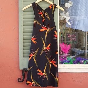Birds of paradise A line dress